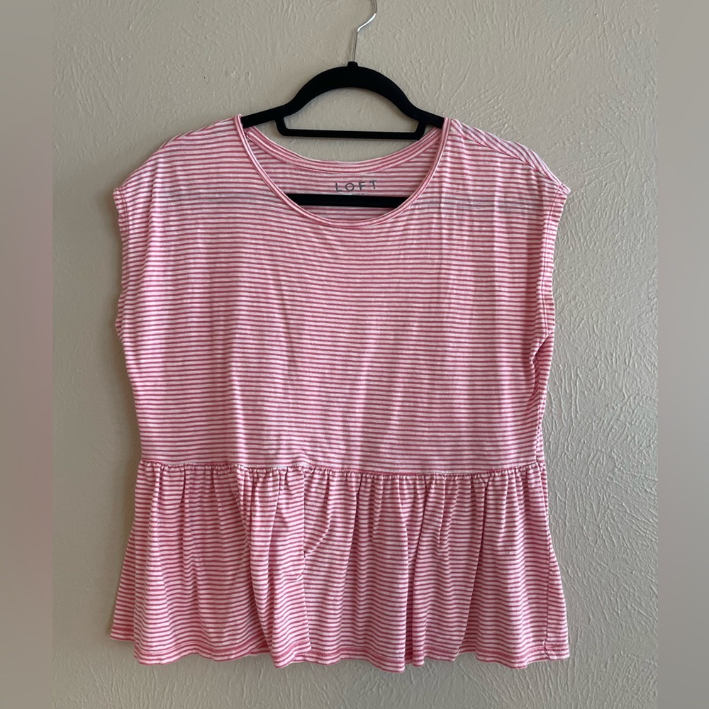 Loft peplum blouse